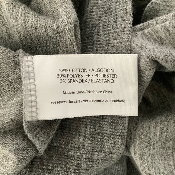 Wildfox Gray Iridescent Pour Favor Wine Sweatshirt Womens Medium - Picture 5 of 5